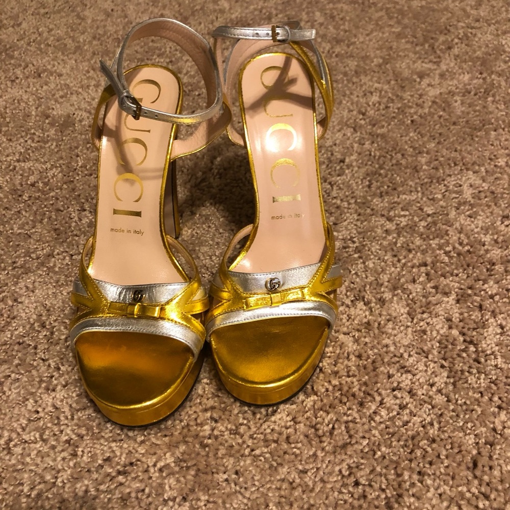 Gucci Women's Gold Sandals